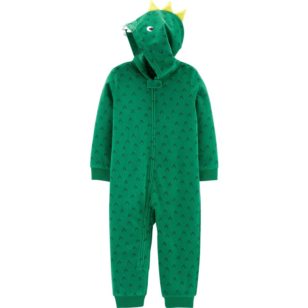 Carters Boys 2T-5T Dinosaur Microfleece Coverall