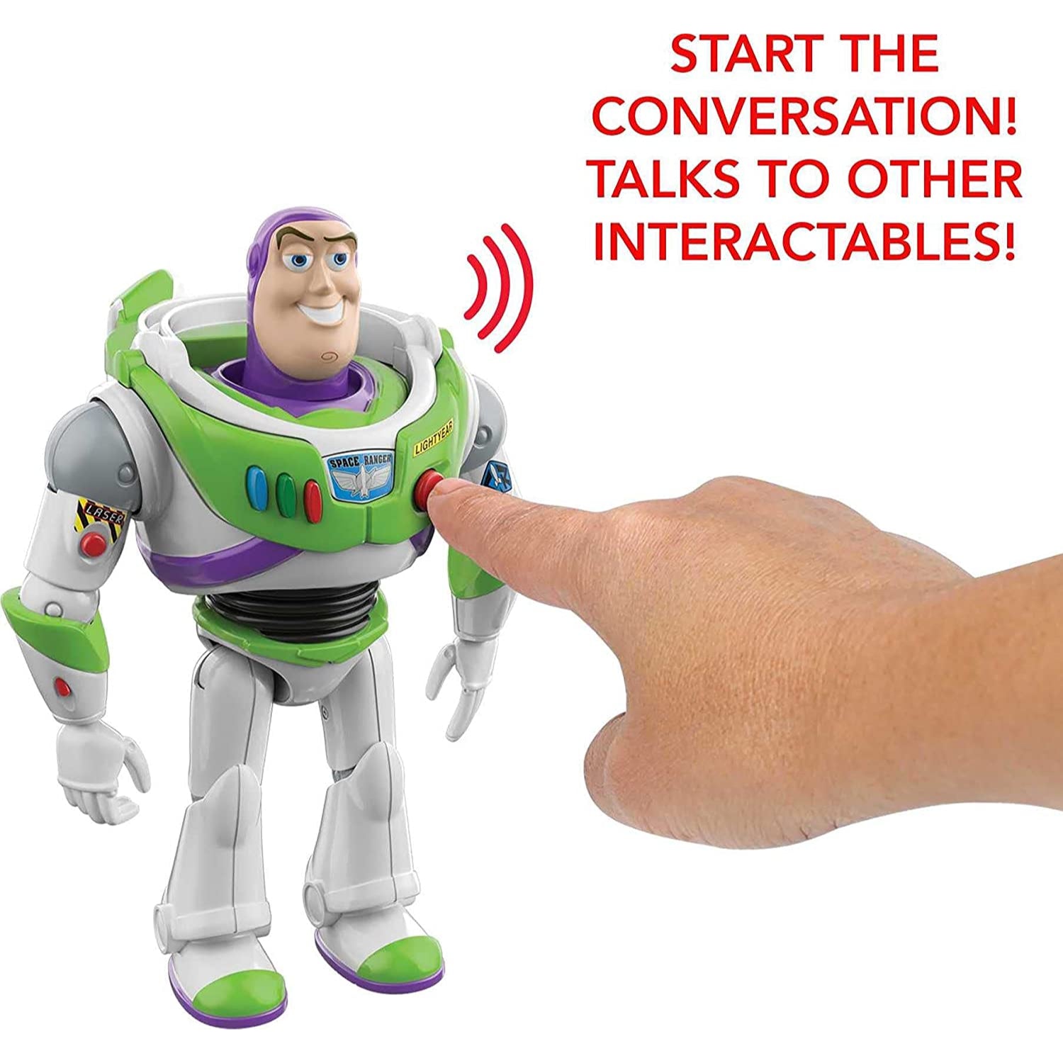 Disney Interactive Talking Figure, Disney and Pixar Toy Story Buzz Lightyear Posable Action Figure C