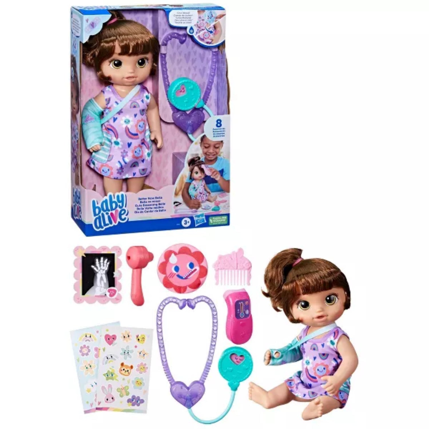 Hasbro Baby Alive Better Now Bella - Brown Hair/Brown Eyes