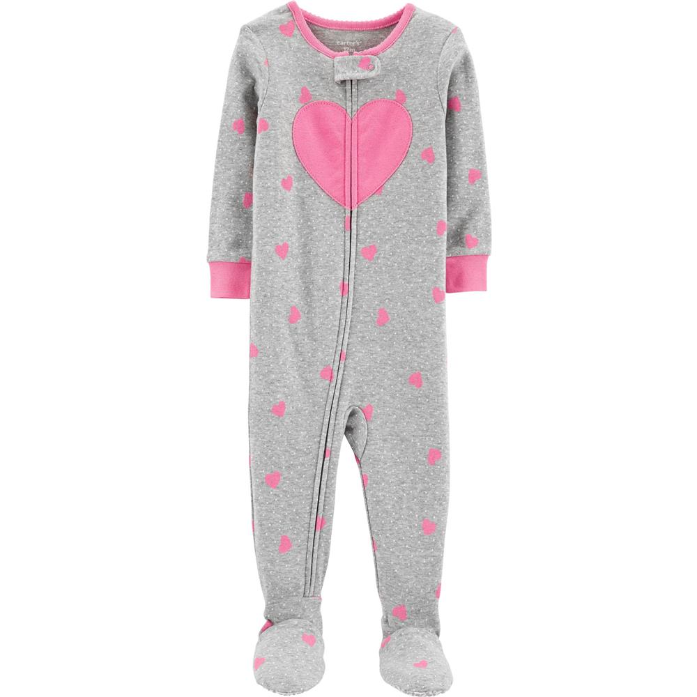 Carters Girls 2T-5T Heart Cotton Sleeper