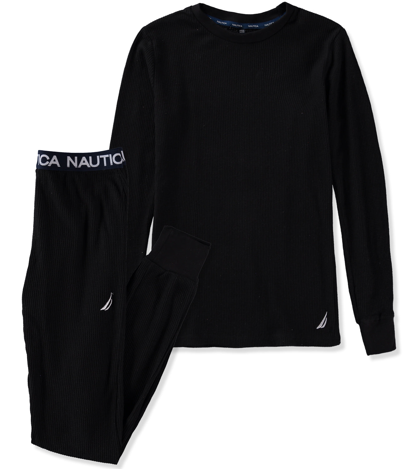 Nautica Womens Long Sleeve Waffle Thermal Set