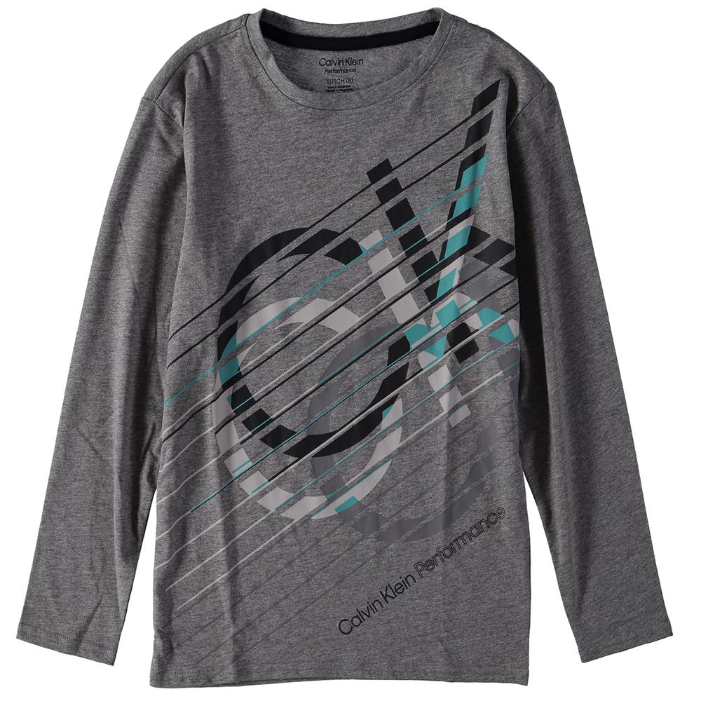 Calvin Klein Boys 8-20 Long Sleeve Graphic T-Shirt