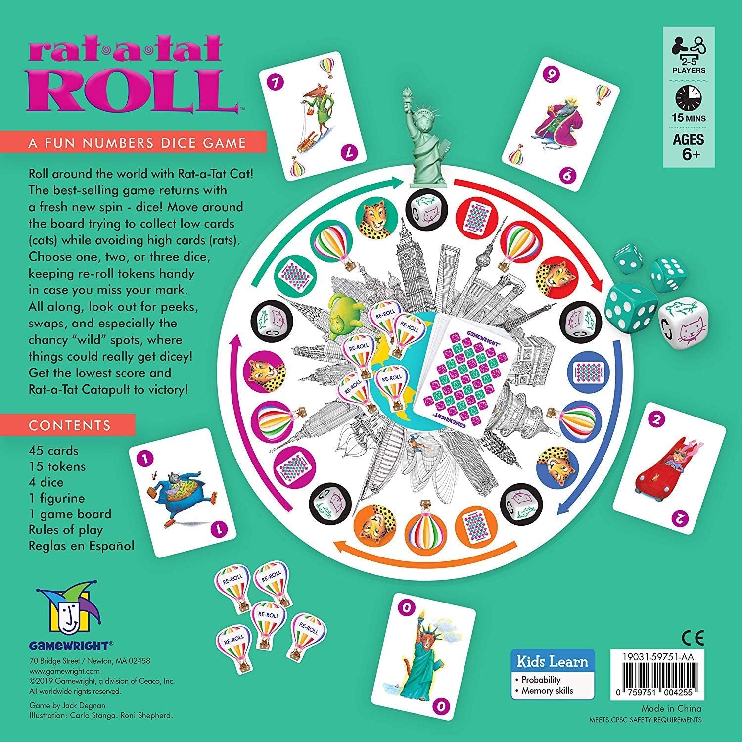 Gamewright Rat-A-Tat Roll