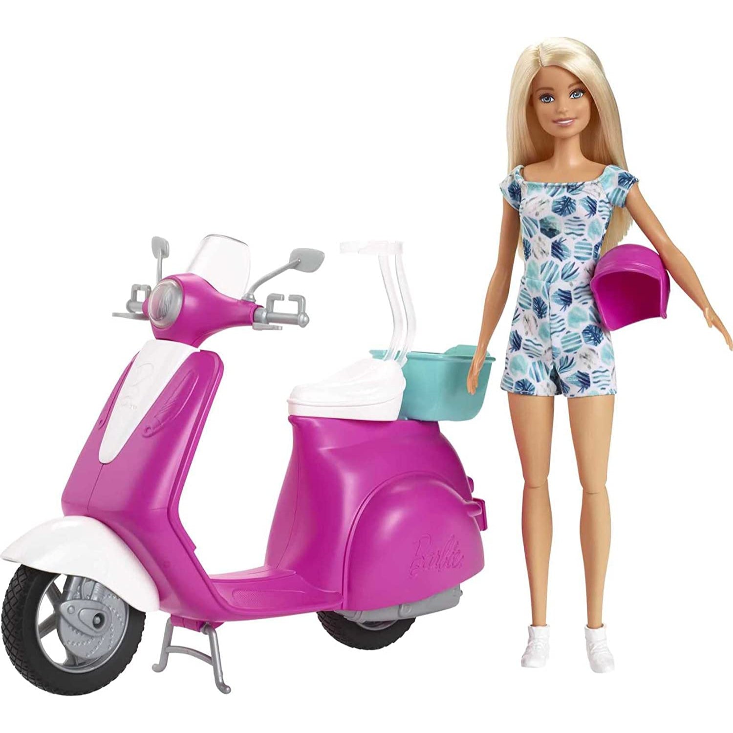 Mattel Barbie Doll & Scooter