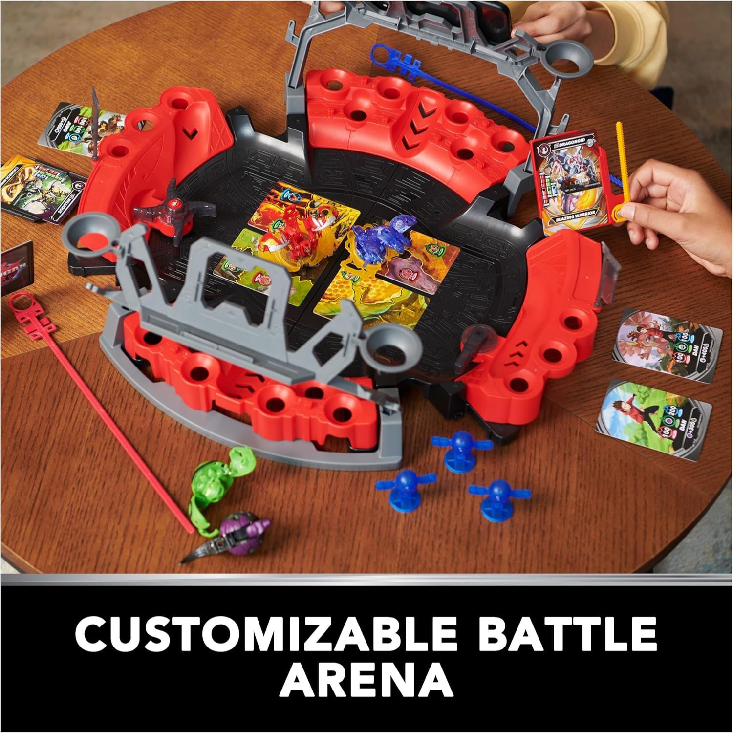 Spin Master Bakugan Battle Arena with Exclusive Special Attack Dragonoid, Customizable, Spinning Action Figure and Playset