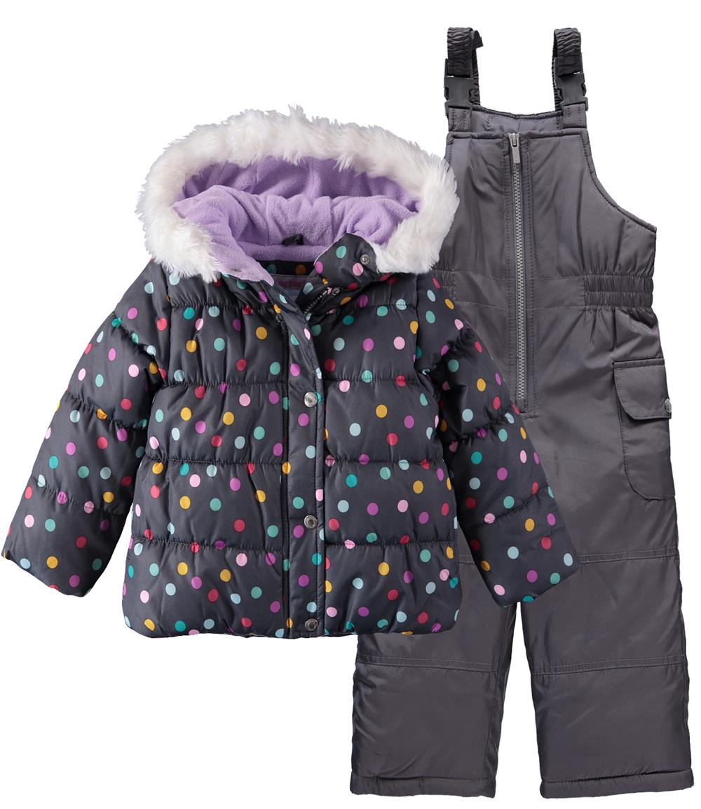 Carters Girls 4-6X 2-Piece Snowsuit