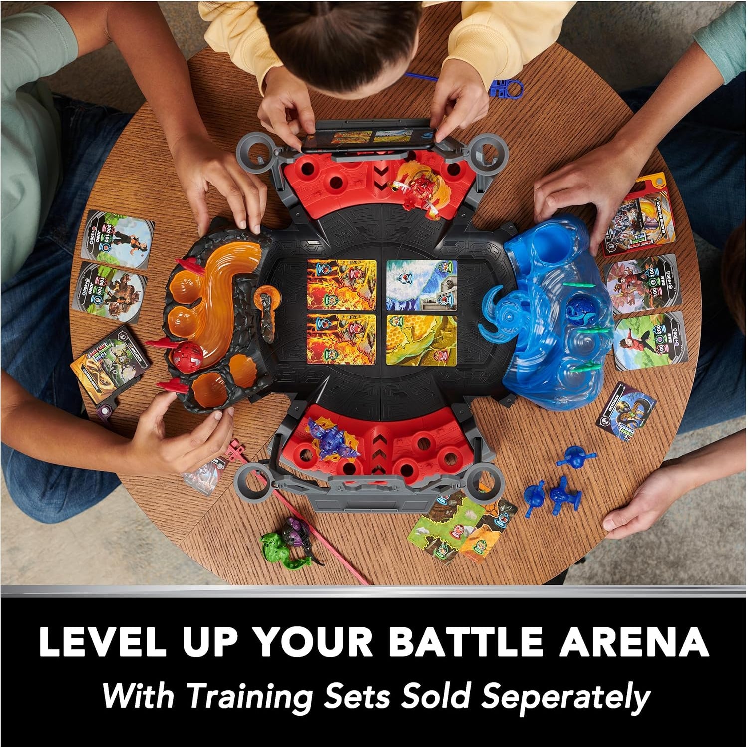 Spin Master Bakugan Battle Arena with Exclusive Special Attack Dragonoid, Customizable, Spinning Action Figure and Playset