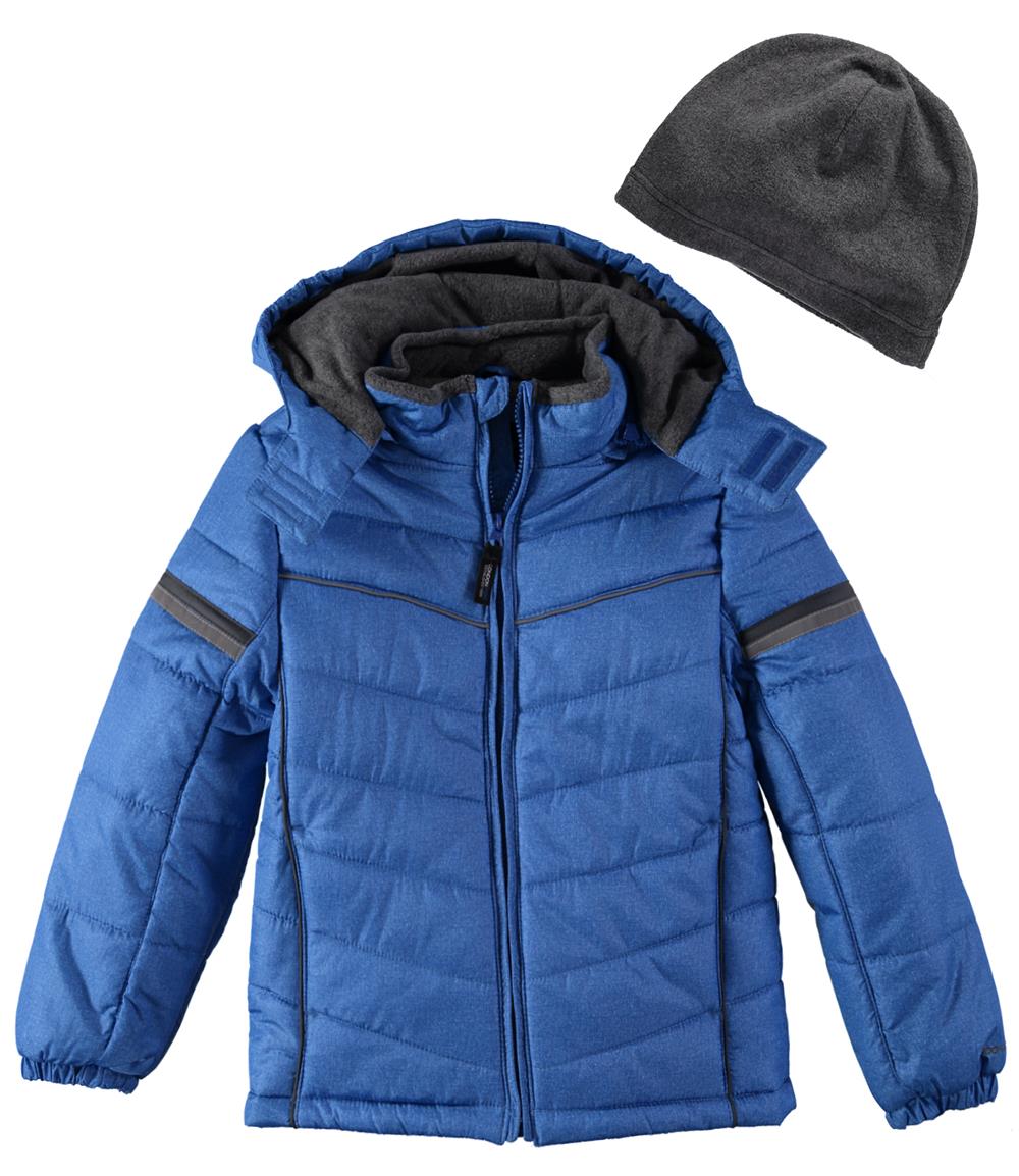 London Fog Boys 8-20 Weather Resistant Puffer Jacket with Hat