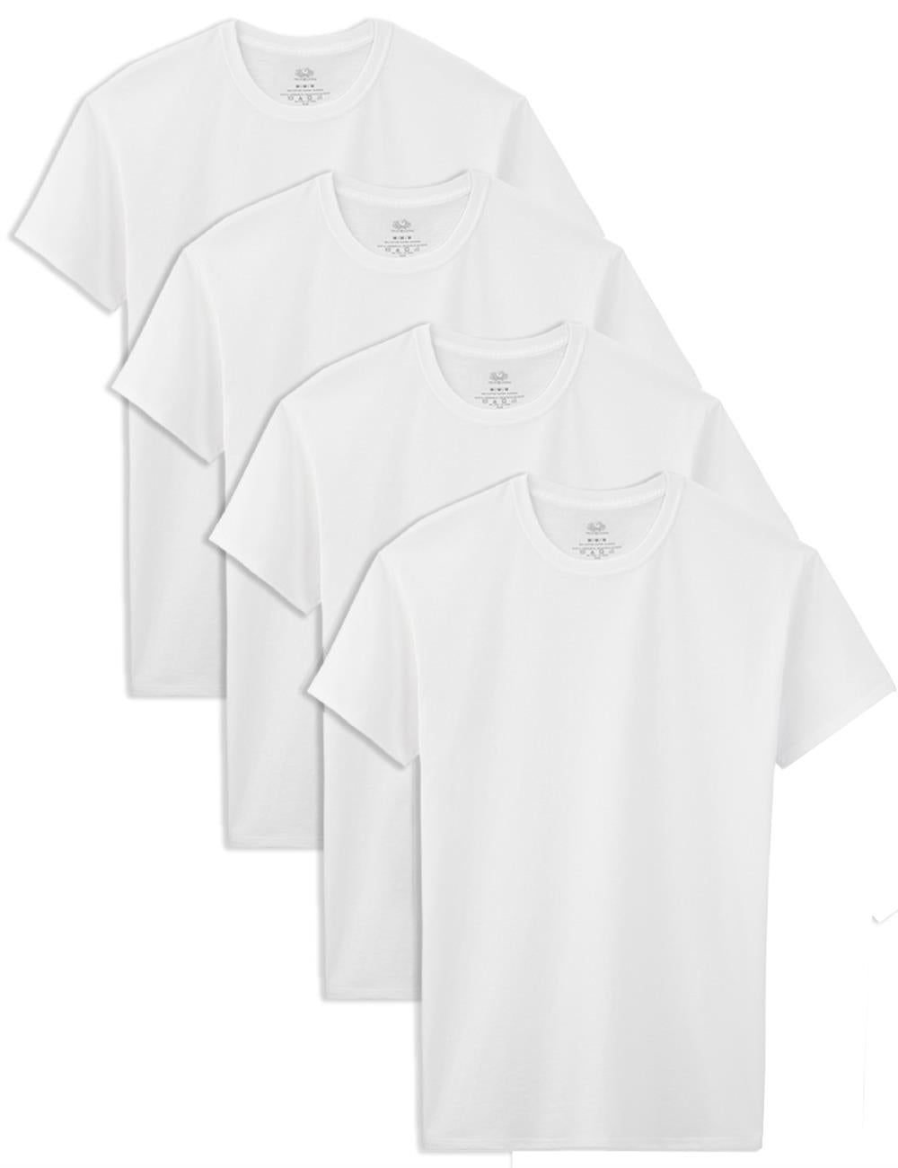 Fruit of the Loom Boys 8-20 Husky 4 Pack Crew T-Shirt