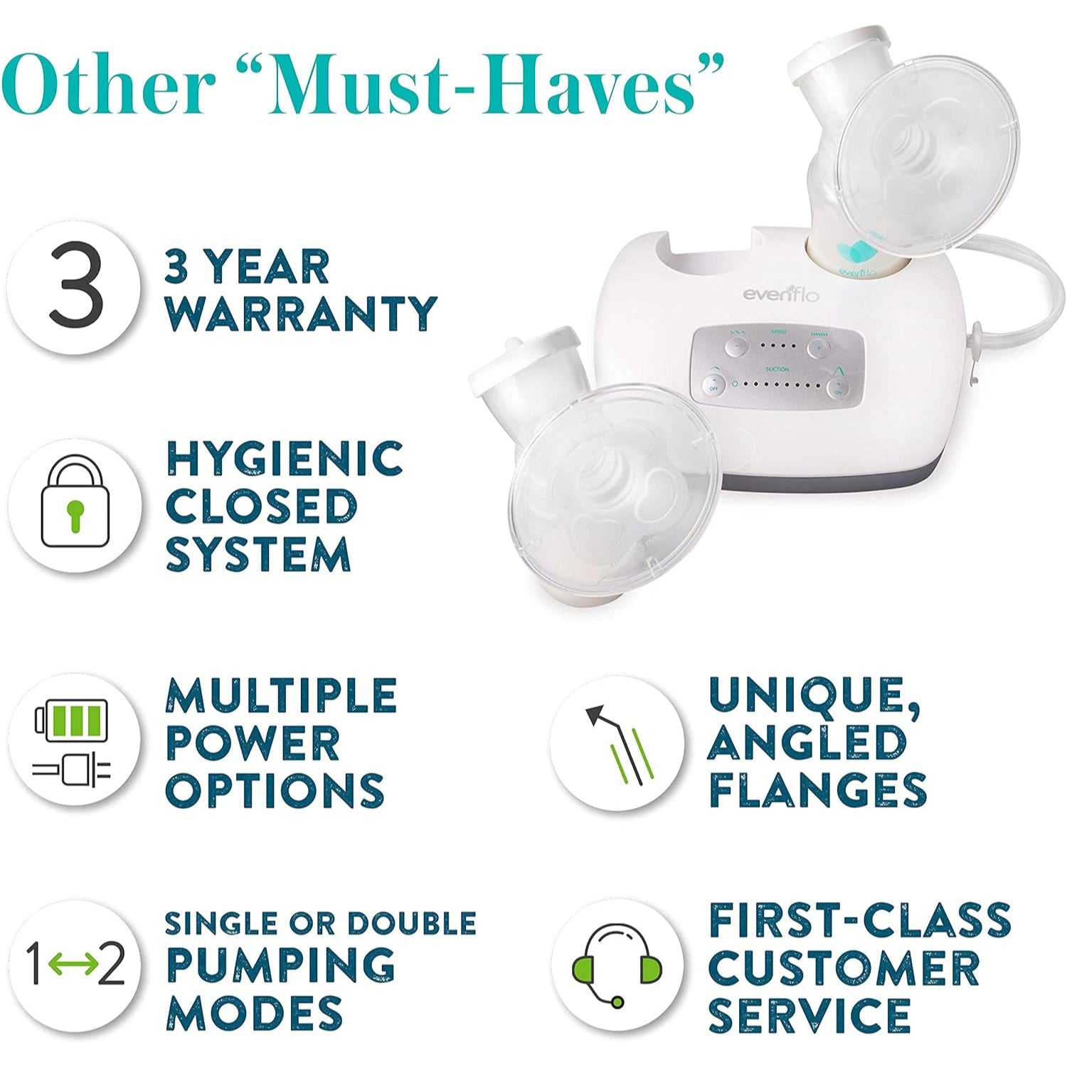 Evenflo Deluxe Advanced Double Electric Breast Pump