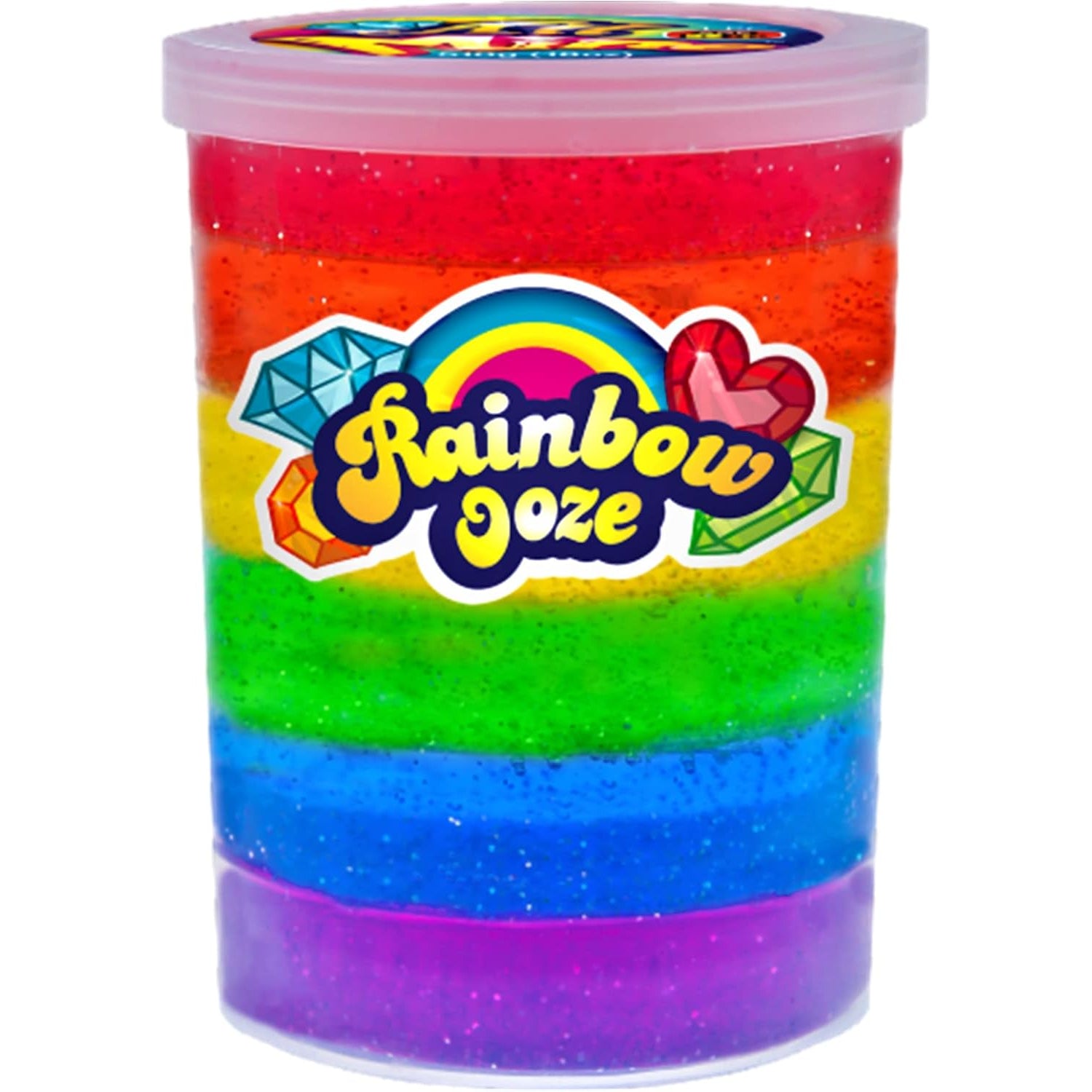 Ja-Ru Rainbow Putty Slime Kit Neon Glitter Colors