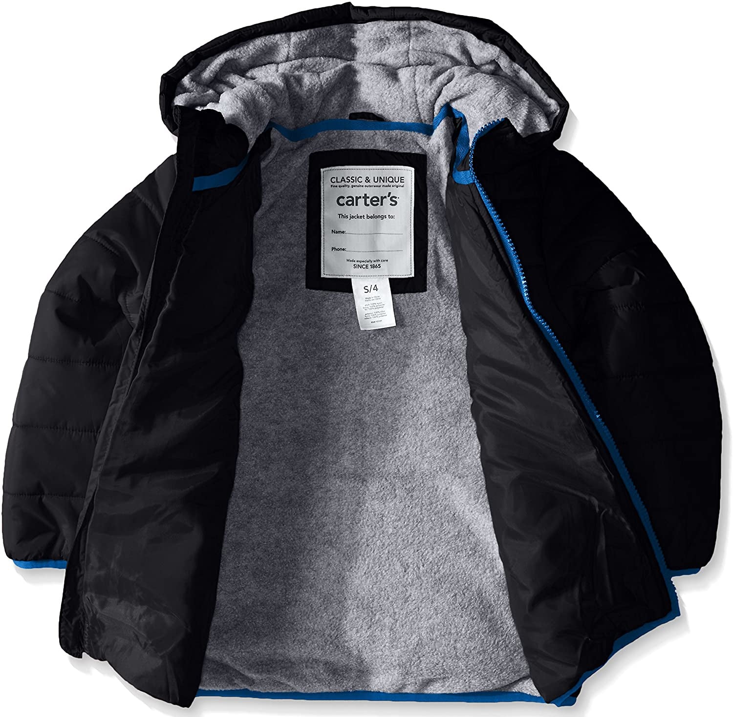 Carters Boys 2T-4T Bubble Jacket