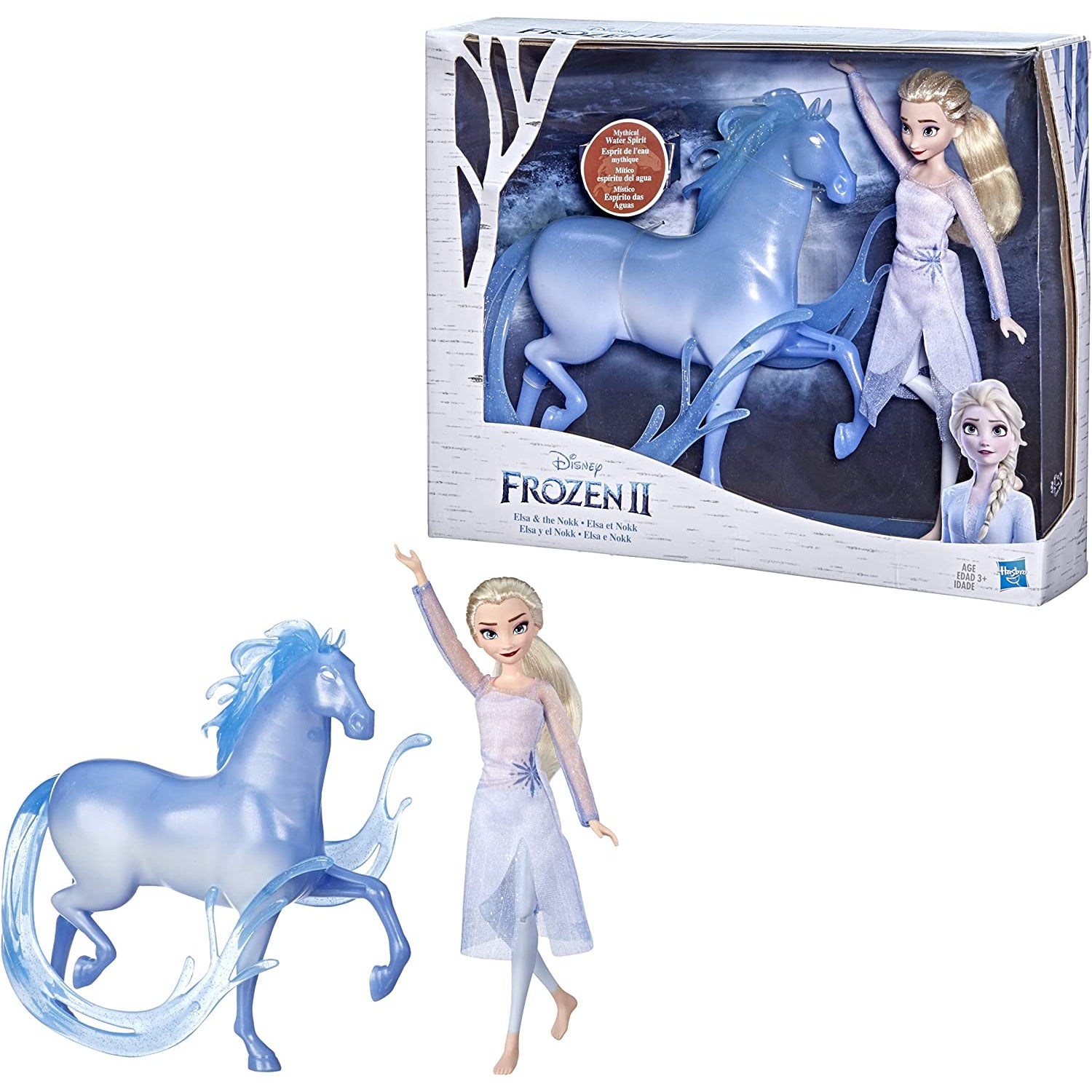 Hasbro Disney Frozen 2 Elsa Doll and Nokk Figure