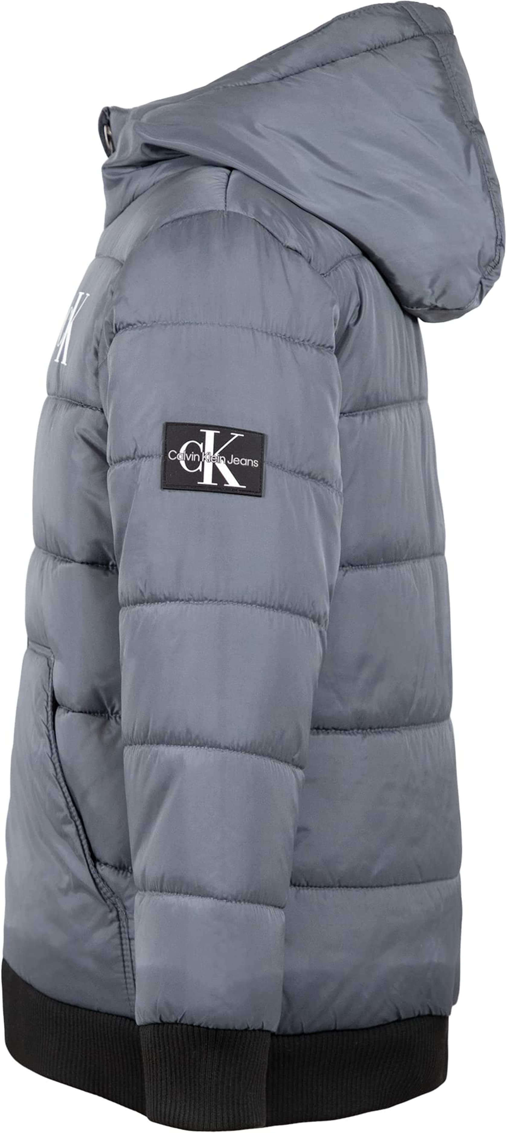 Calvin Klein Boys 8-20 Heavy Weight Ribbed Waist Puffer Jacket