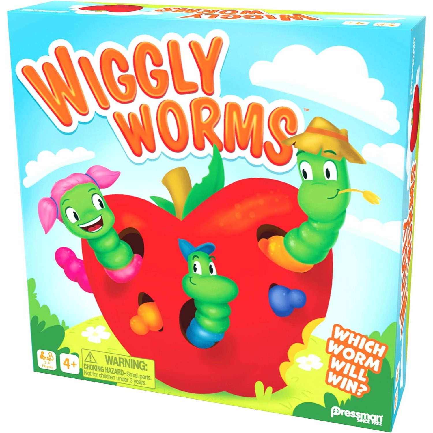 Pressman Wiggly Worms Game - Color Matching Memory Preschool Game