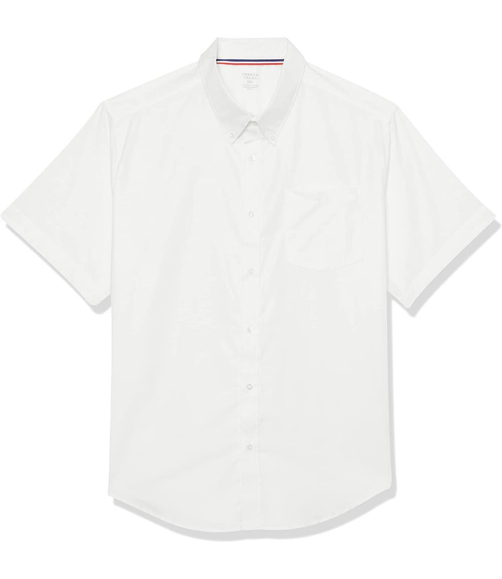 French Toast Boys 10-20 Husky Short Sleeve Oxford Shirt