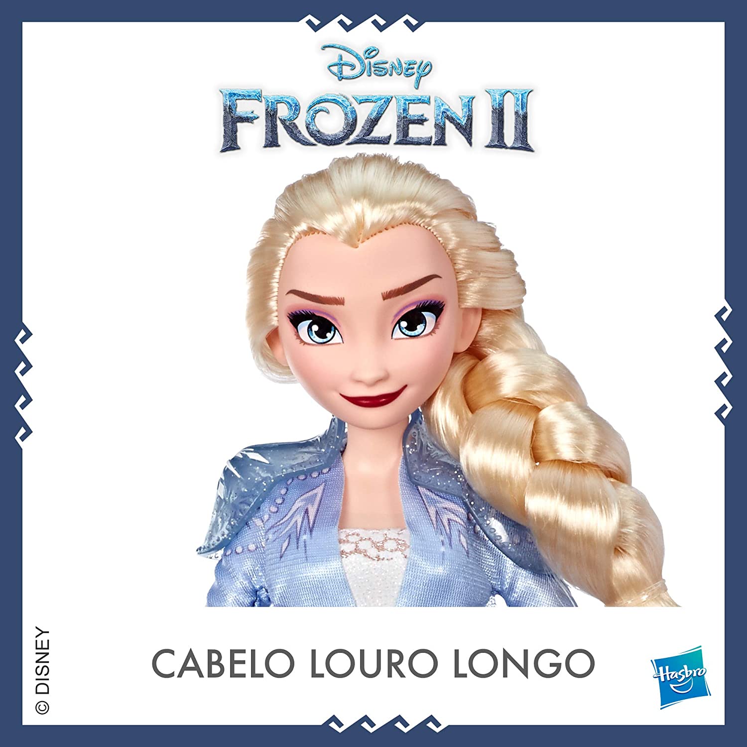 Disney Frozen Elsa Fashion Doll with Long Blonde Hair & Blue Outfit Inspired by Frozen 2