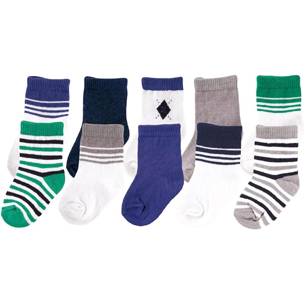 Luvable Friends Unisex 0-9 Months Baby Sock Set - 10 Pack