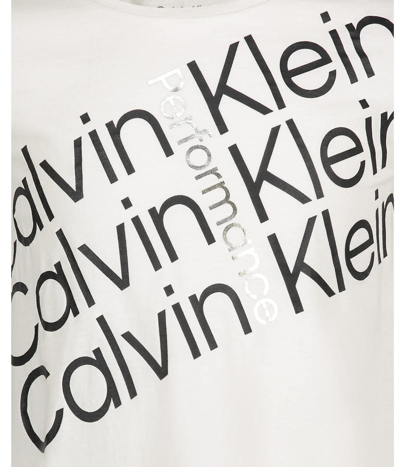 Calvin Klein Girls 7-16 Short Sleeve Fresh Tilt Performance T-Shirt