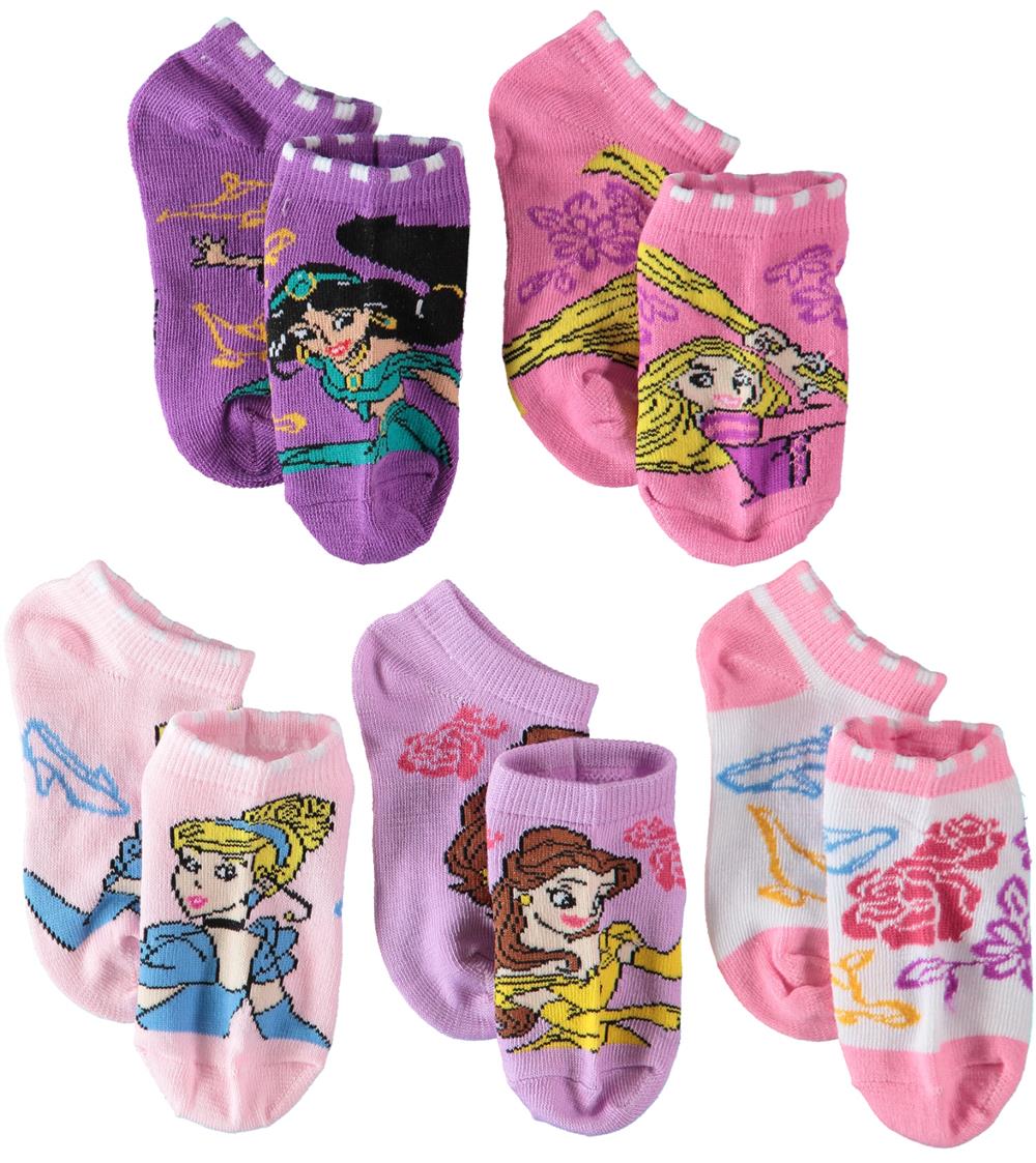 Disney Girls 4-6X 5-Pack Socks