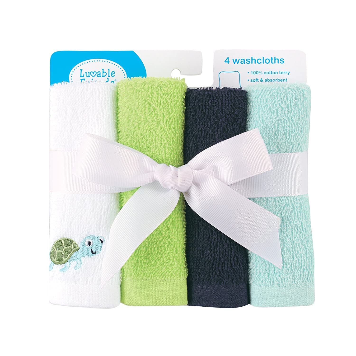 Luvable Friends Super Soft Cotton Washcloths