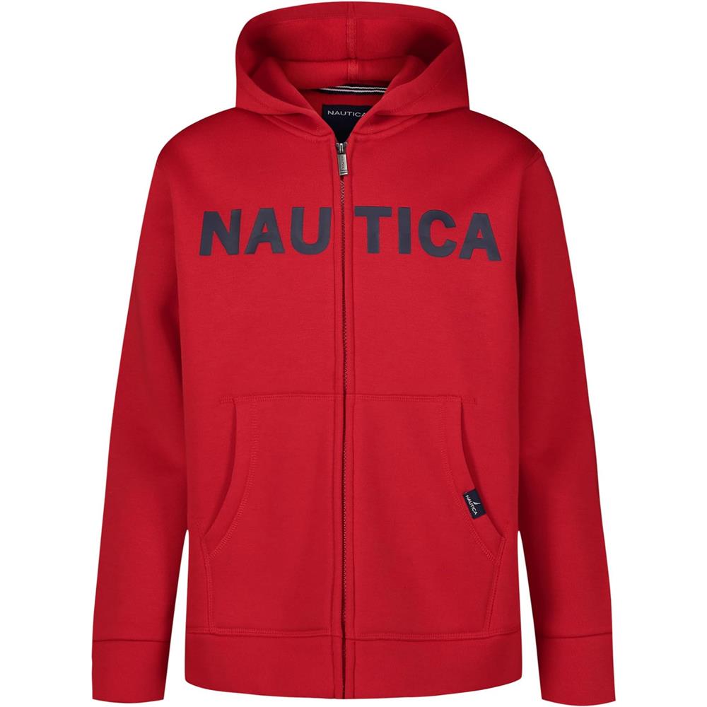 Nautica Boys 4-7 Logo Full Zip Hoodie