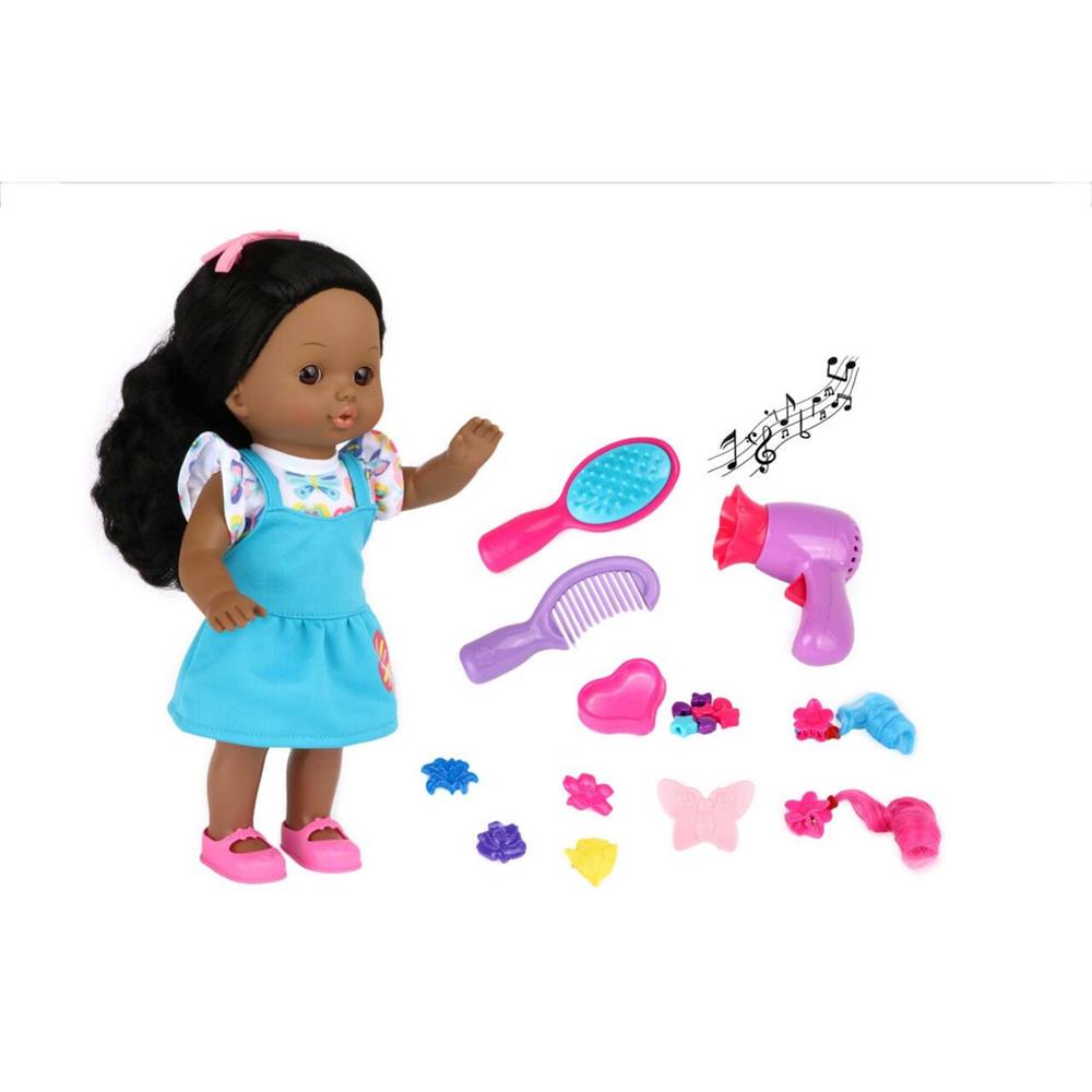 Dream Collection 12'' Doll with Hair Play Set