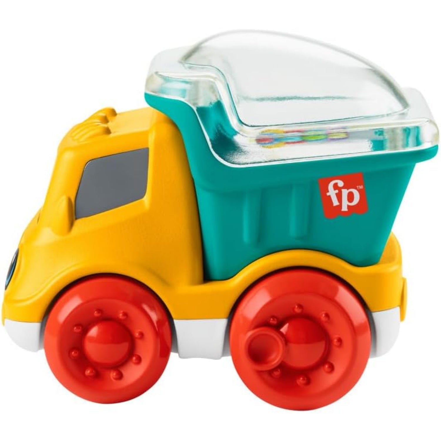 Fisher Price Poppity Pop Dump Truck Push-Along Toy Ball Popper Vehicle For Toddlers