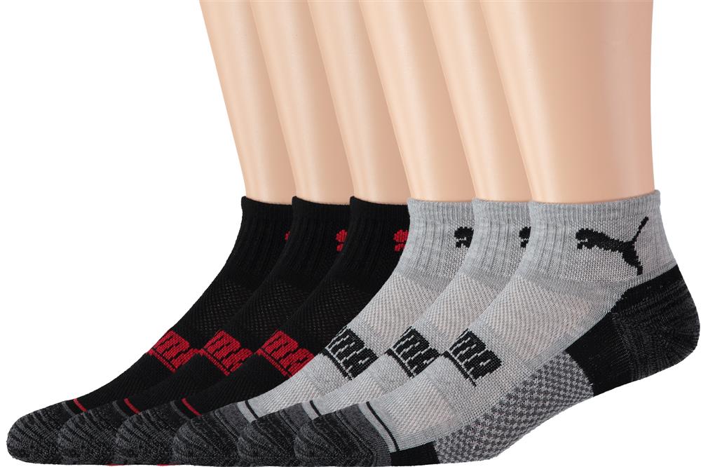 PUMA Boys 8-20 6-Pack Quarter Sock