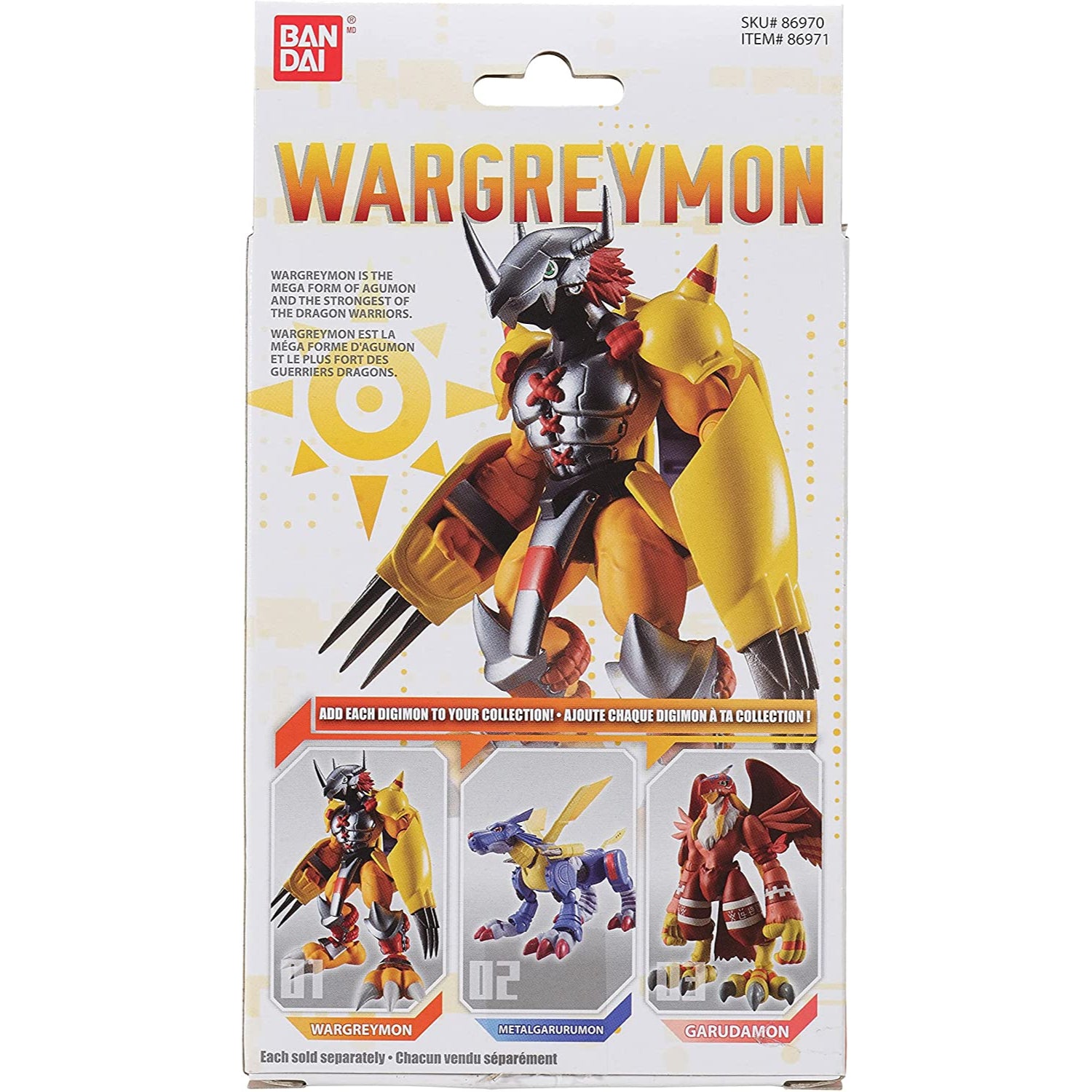 Digimon Shodo 3.5'' WarGreymon Action Figure