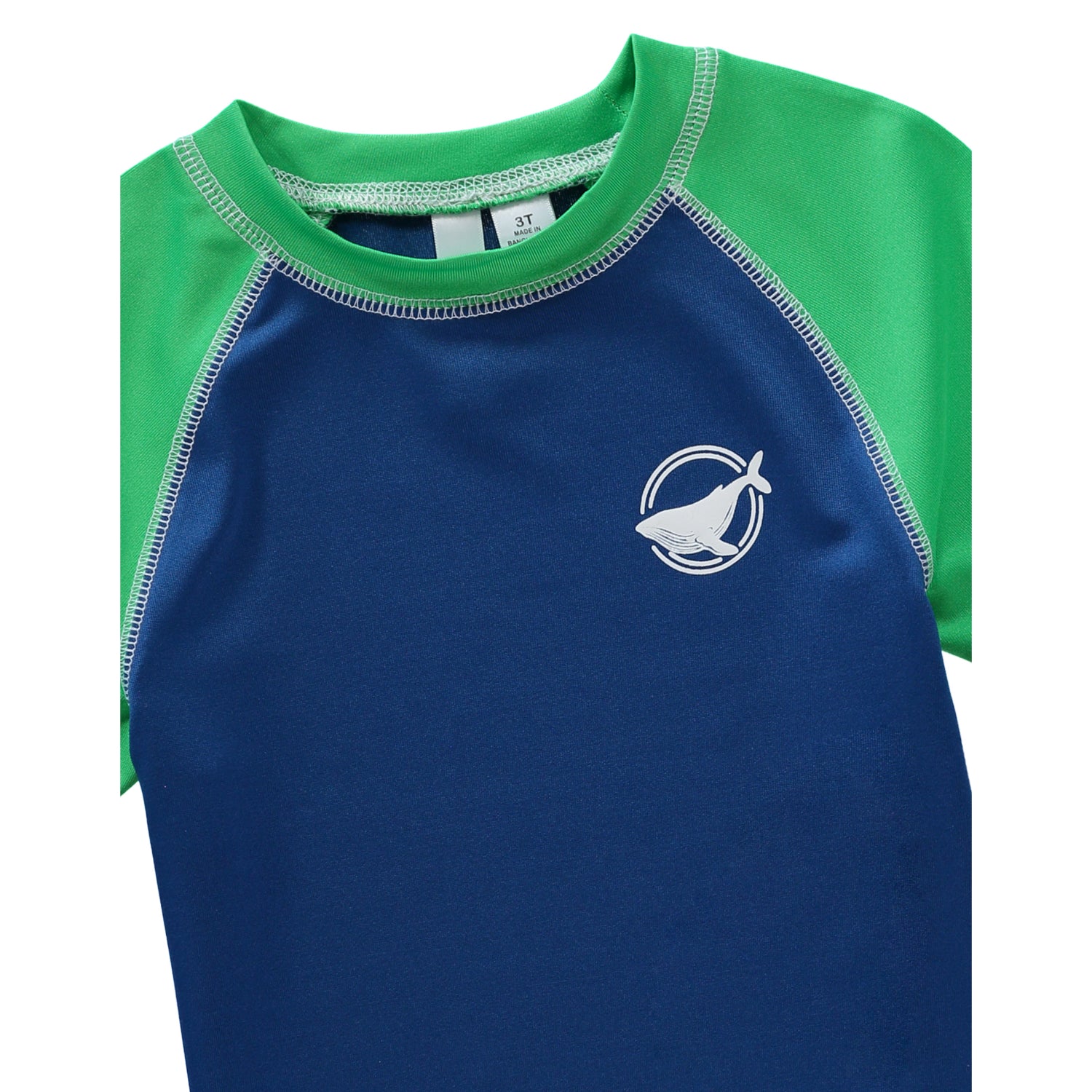 KIMU Boys 4-7 Whale 2-Piece Rashguard Set