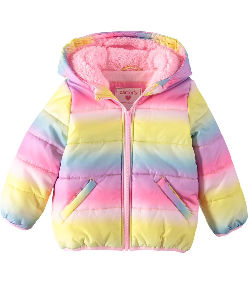 Carters Girls 2T-6X Fleece Lined Puffer Jacket