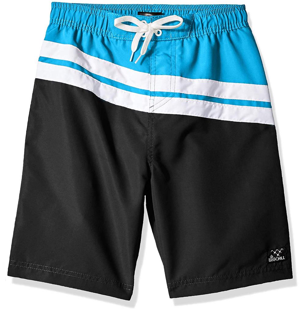 Big Chill Color Block Pieced Swim Trunk