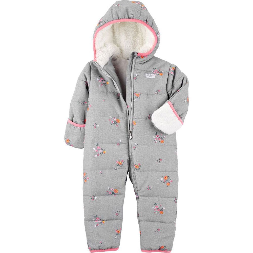 Osh Kosh Girls 3-9 Months One Piece Pramsuit