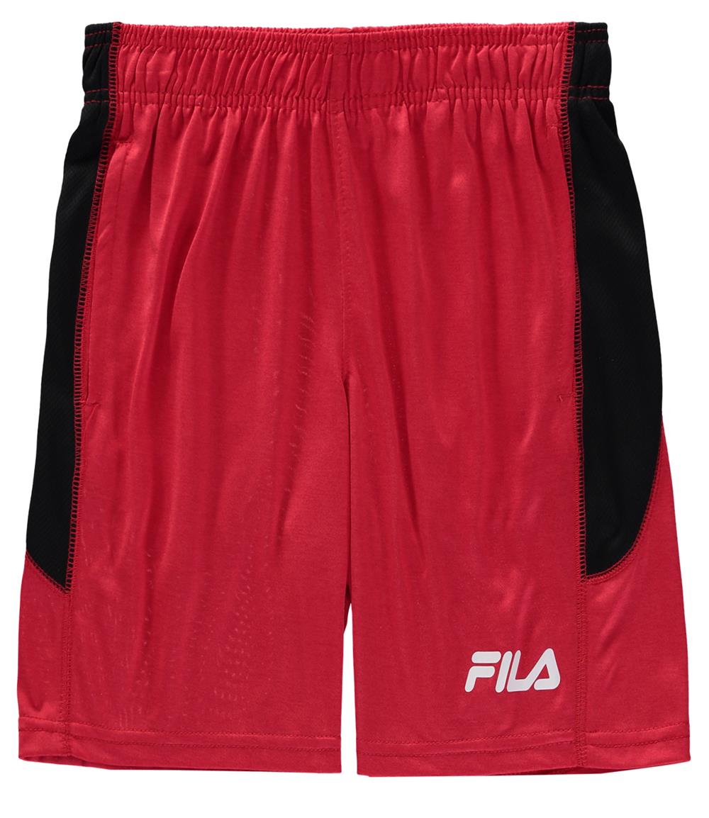 FILA Boys 8-20 Mesh Panel Space Dye Active Short