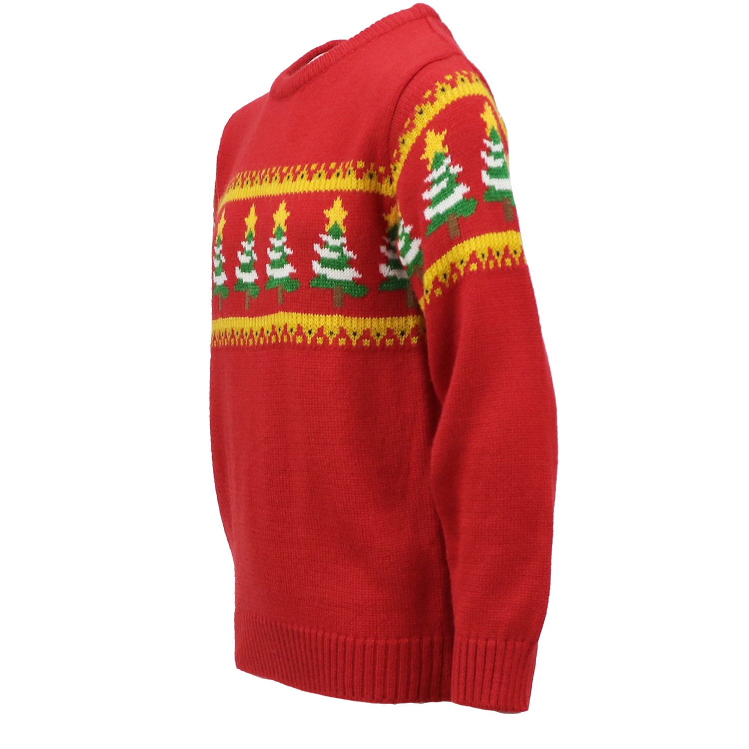 Kimu Boys 2-18 Christmas Tree Banner Sweater