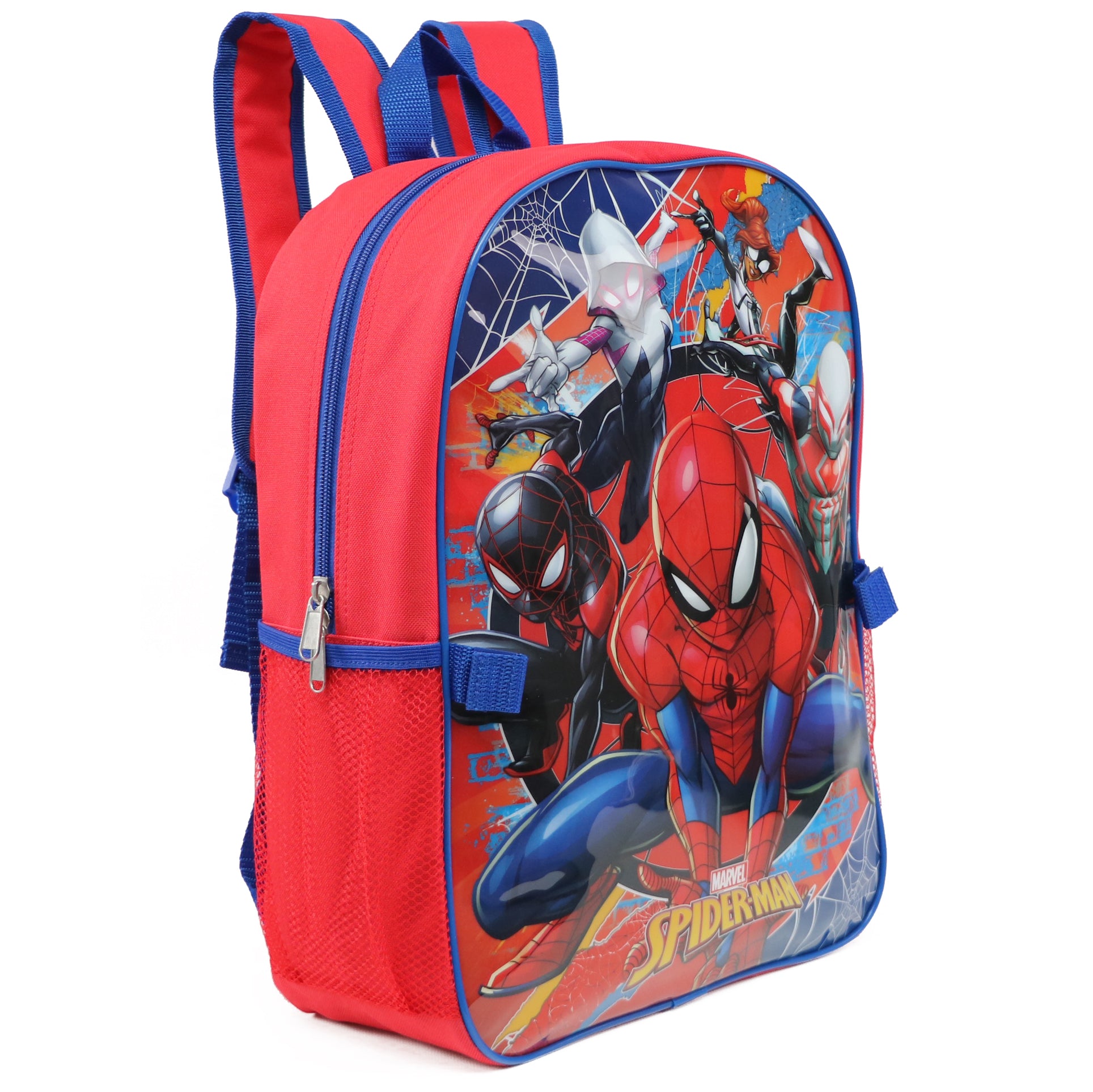 Marvel 16' Full Size Spiderman Backpack with Detachable Lunch Box