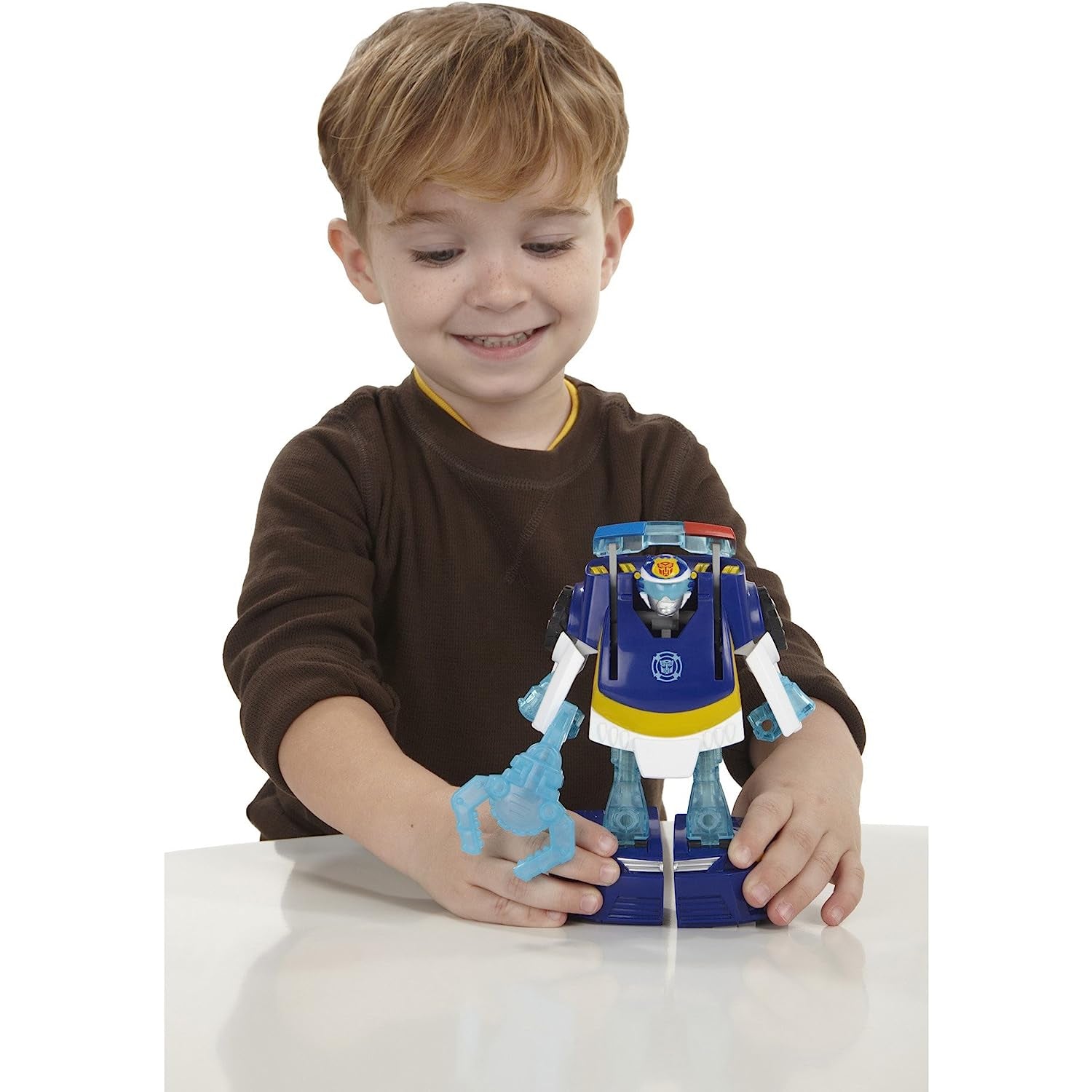 Playskool Transformers Heroes Rescue Bots Energize Chase the Police-Bot Action Figure