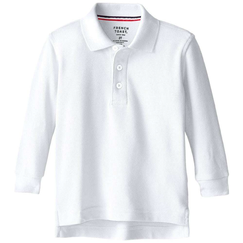 French Toast Boys 4-20 Long-Sleeve Pique Polo