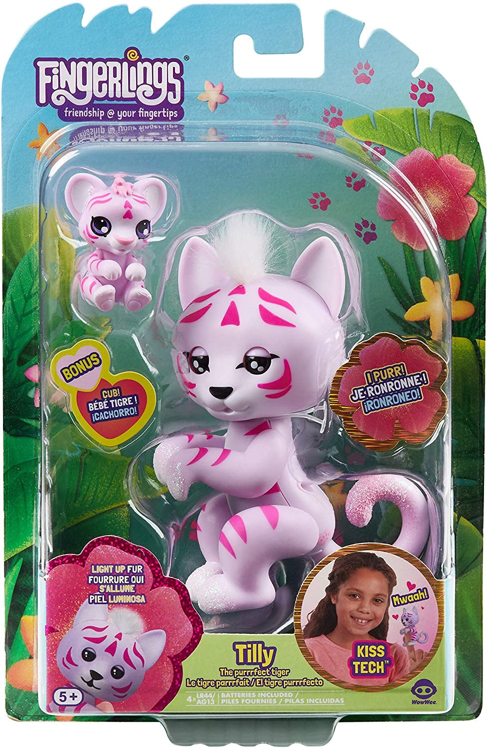 Fingerlings Light-Up Baby Tiger and Mini - Tilly and Tammy