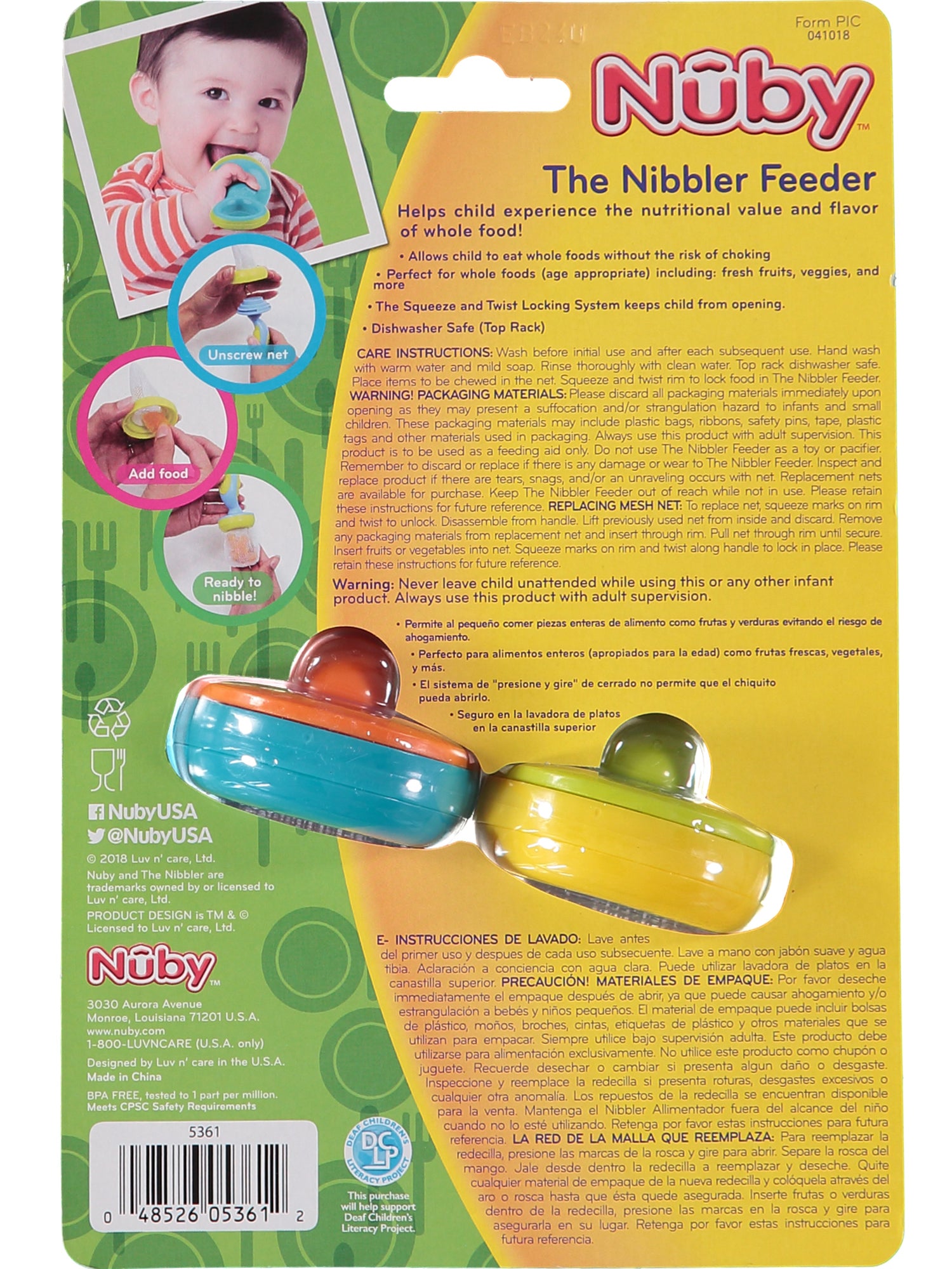 Nuby 2 Pack Nibbler