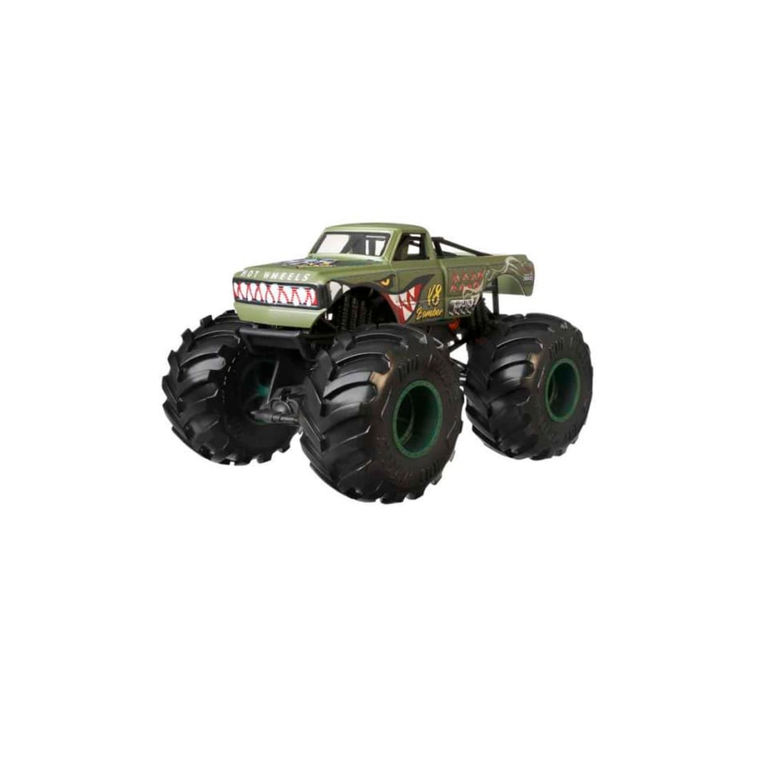 Mattel Hot Wheels Monster Trucks, Oversized Monster Truck, 1:24 Scale Die-Cast Toy Truck