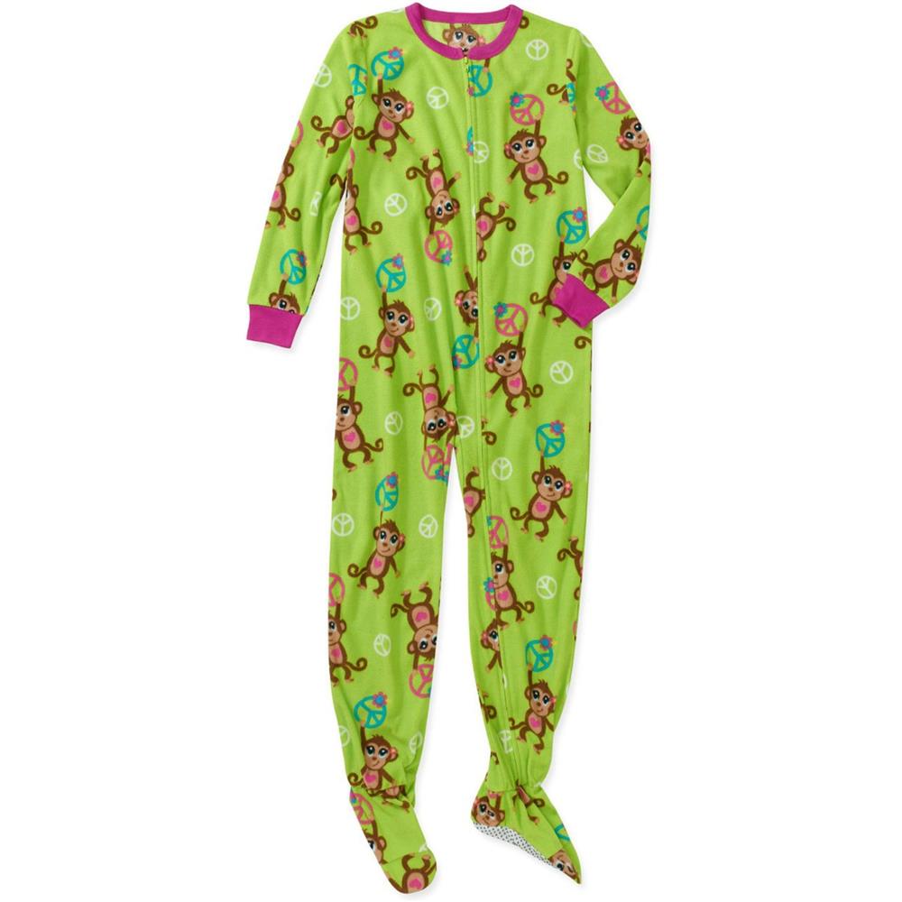 Komar Kids Girls 4-16 Micro-Fiber Monkey Sleeper