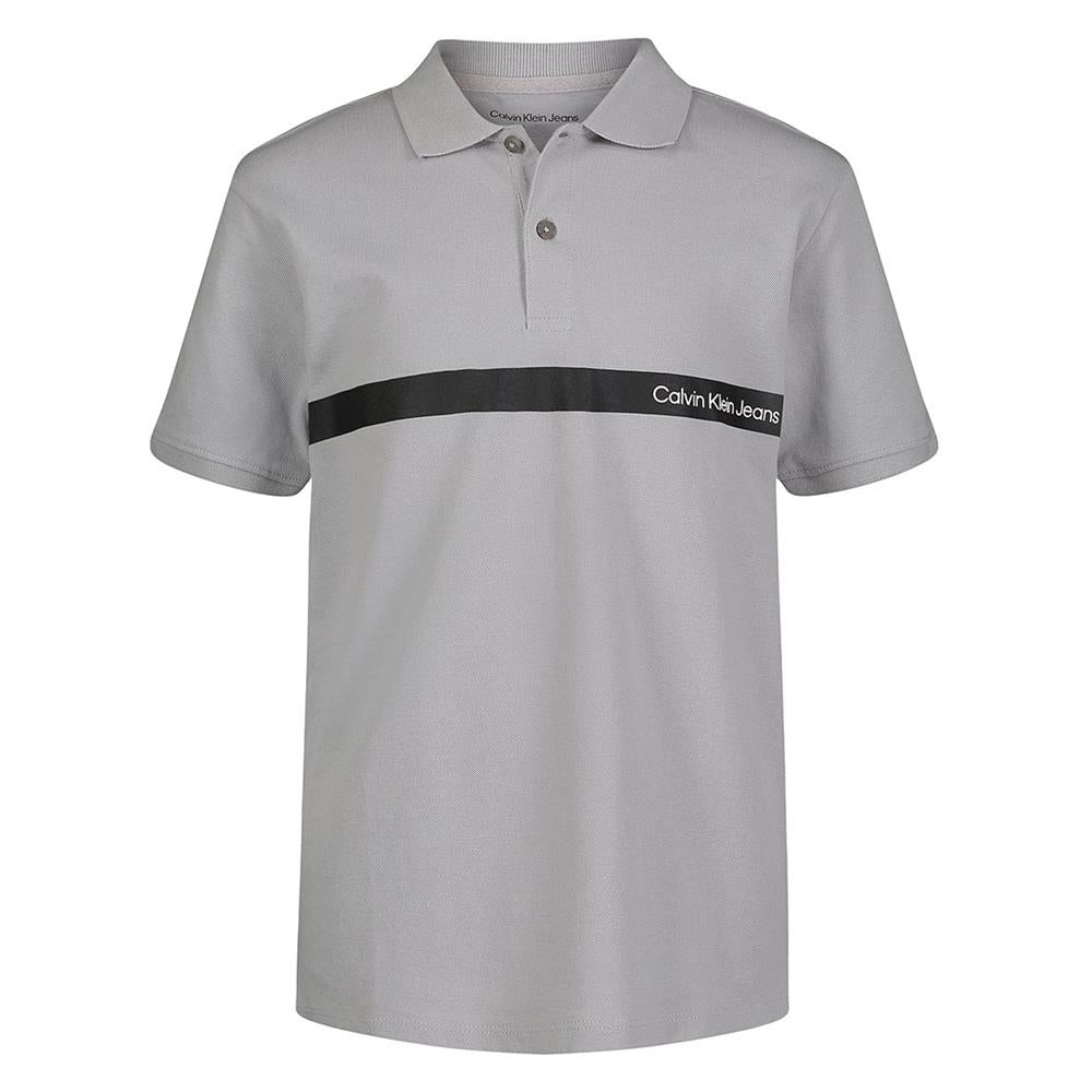 Calvin Klein Boys 8-20 Boxed Graphic Polo Shirt