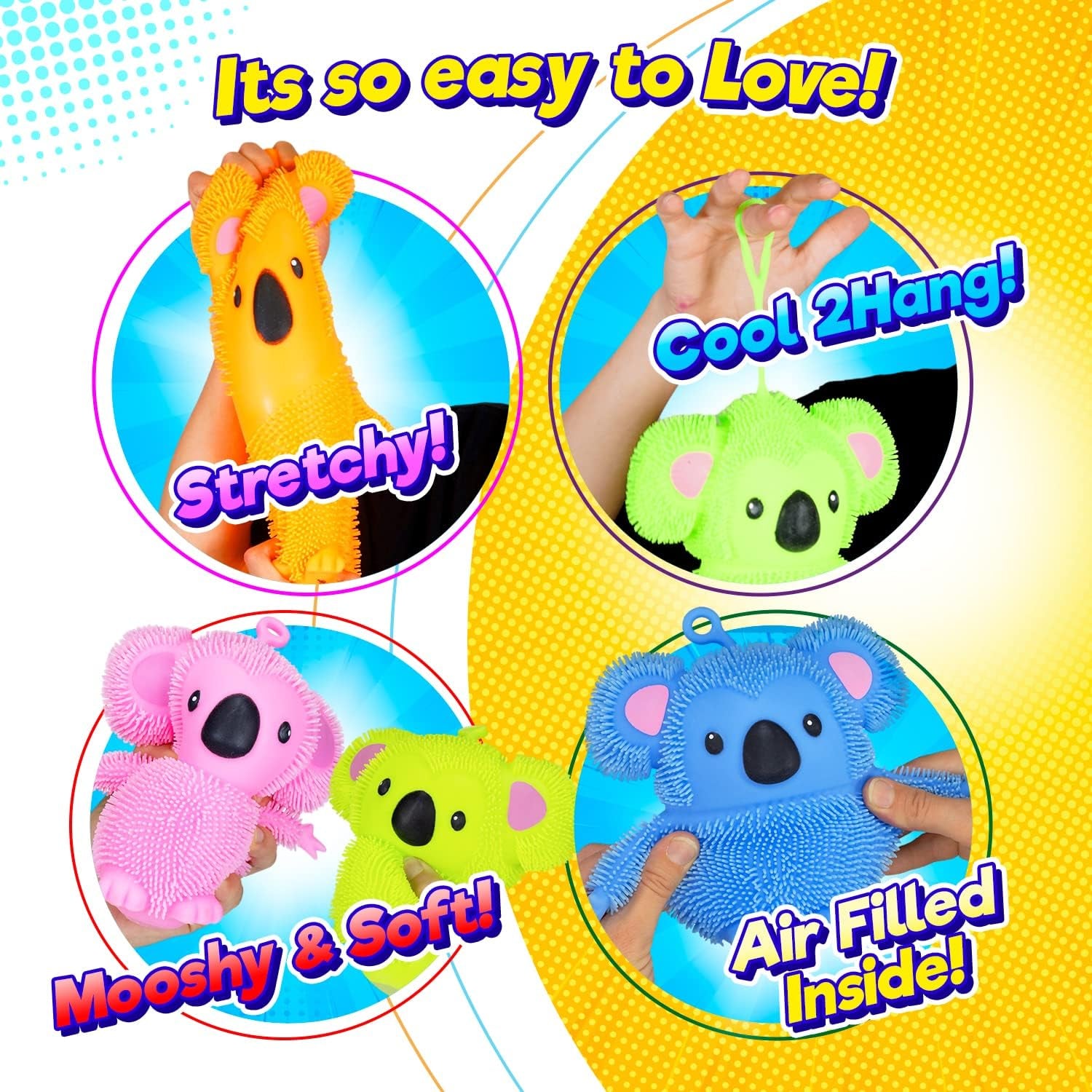 Ja-Ru Stretchy Squishy Koala Bear Pets