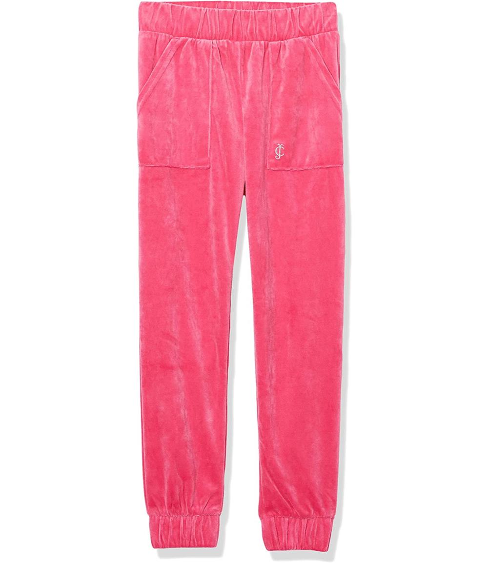 Juicy Couture Girls 7-16 Plush Velour Pant