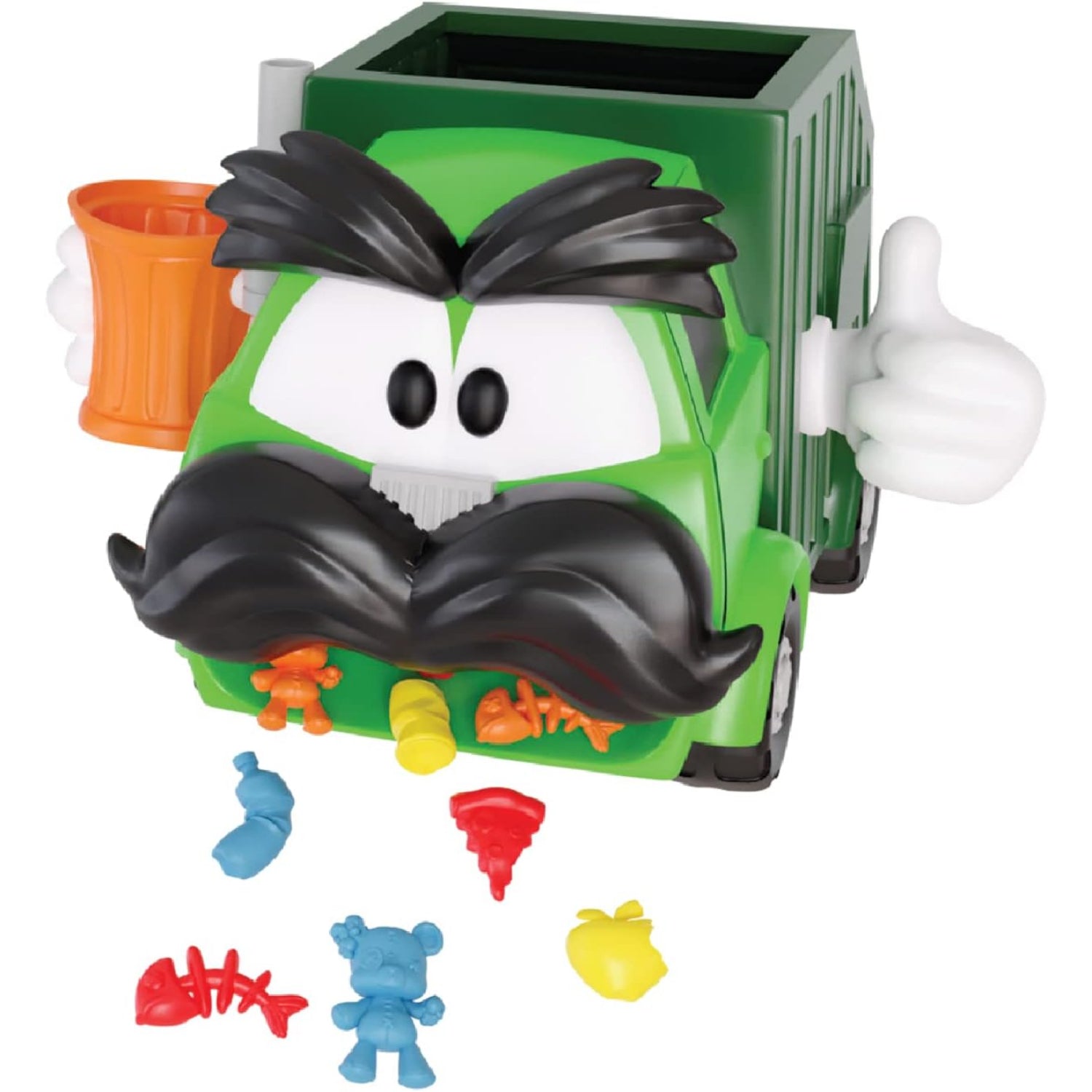 Goliath Trash Stash Game - Fill Trashcan, Watch It Dump Into Garbage Truck Or Truck Chucks It Up