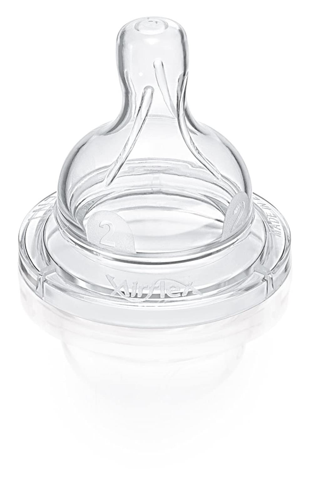 Philips Avent 2 Pack Classic Slow Flow Nipple, 0M+