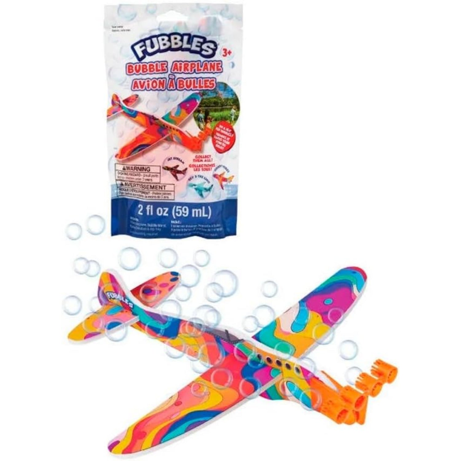 Little Kids Fubbles Bubble Airplane Active Play