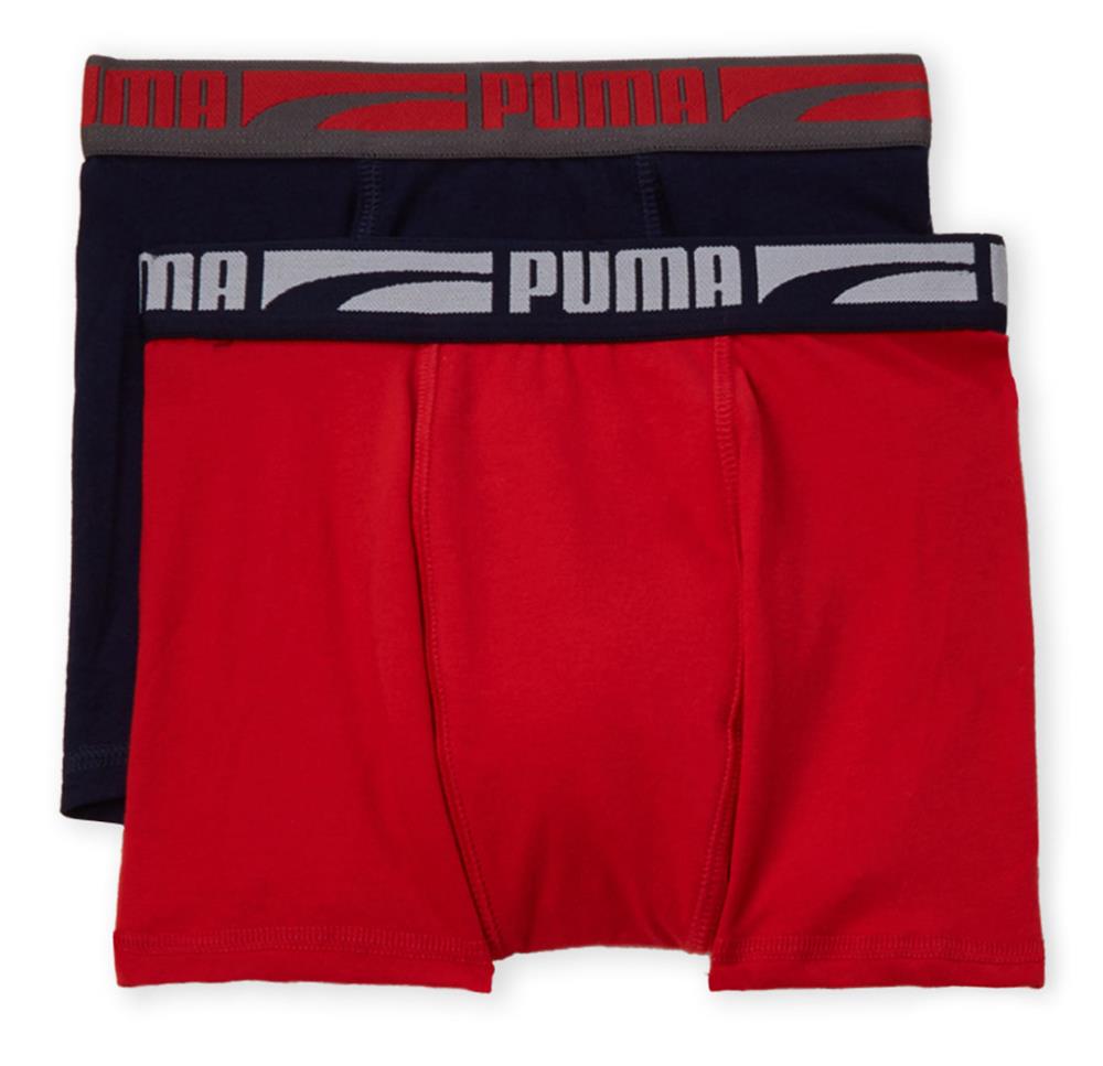 PUMA Boys 8-20 2-Pack Cotton Stretch Boxer Brief